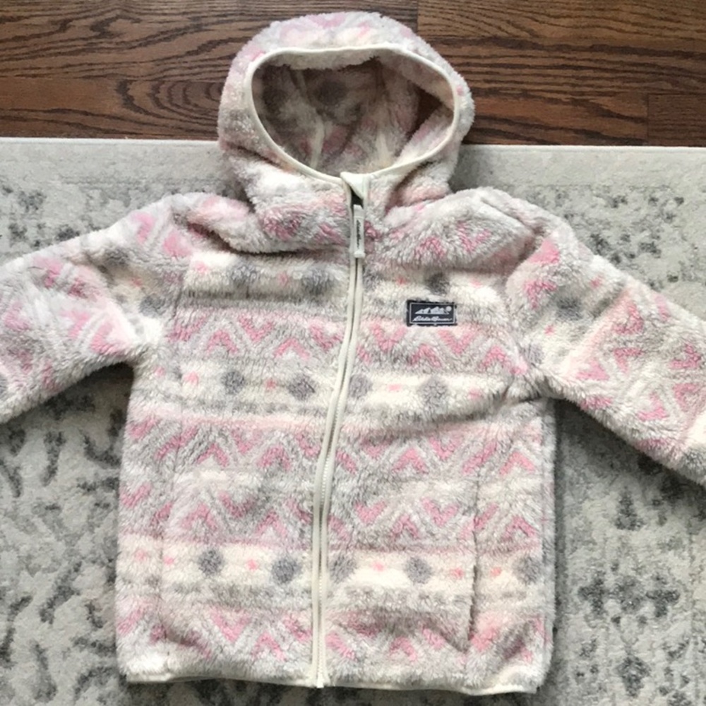 Eddie Bauer full zip fleece hoodie.